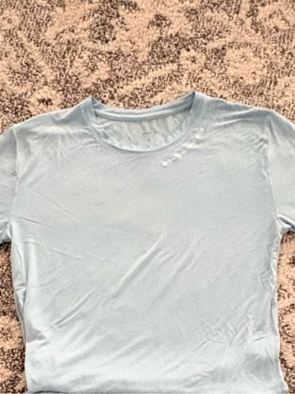 Auden Light Blue Short Sleeve Super Soft Pajama Set - Picture 2 of 5